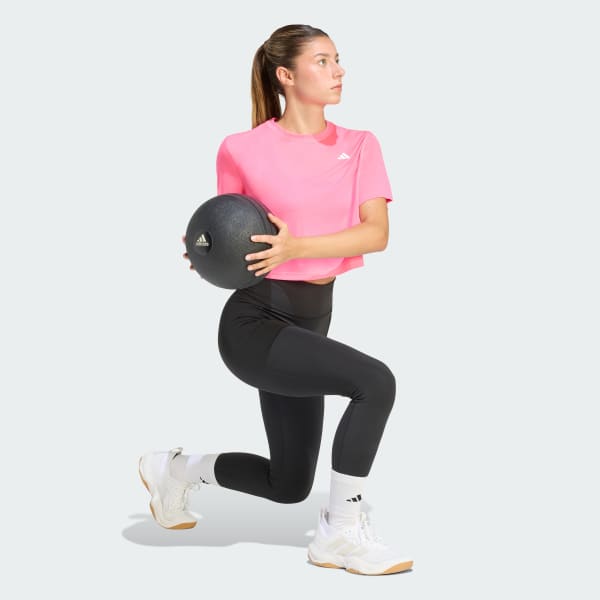 Pink Train Essentials Boxy Workout Tee