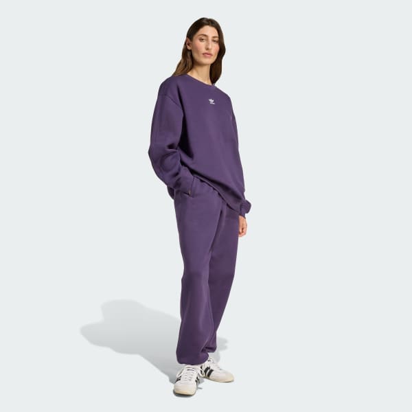 Purple Essentials Fleece Loose Joggers
