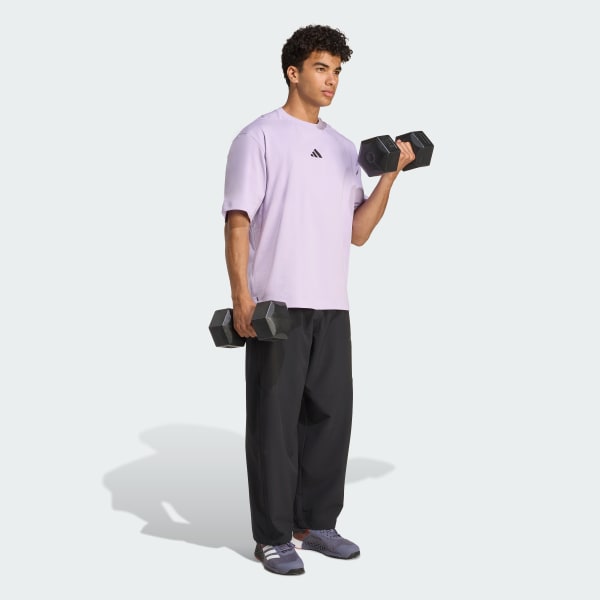 Purple PrimeLift Workout Oversize Tee