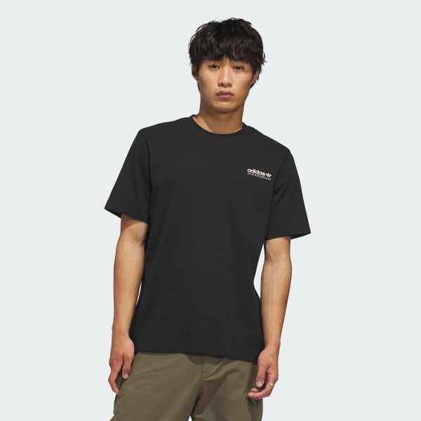 Black SKATEBOARDING SKELETONS TEE