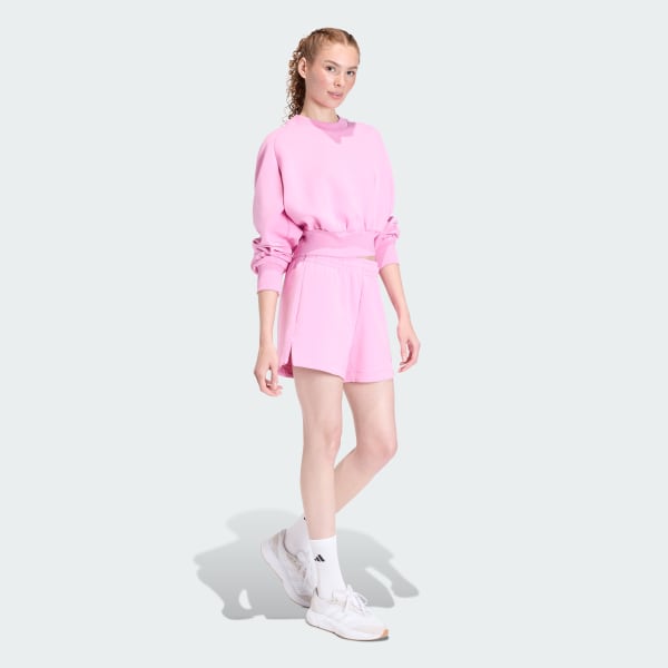 Pink Soft Lux Loose Shorts