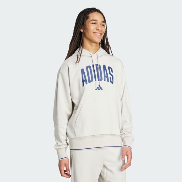 Beige Collegiate Hoodie