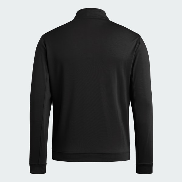 Black Nebraska Cornhuskers Coaches Elevated Golf Quaterzip