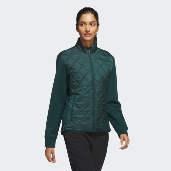 Green Ultimate365 Quilted Full-Zip Jacket