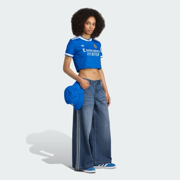 Blue Real Madrid 25/26 Cropped Third Jersey