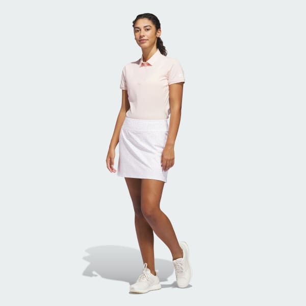 White ULTIMATE365 PRINTED KNIT SKORT