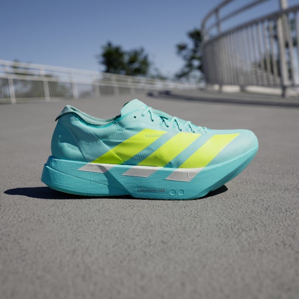 Turquoise Adizero Adios Pro 4 Shoes