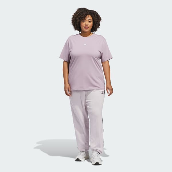 Purple Small Logo Tee (Plus Size)