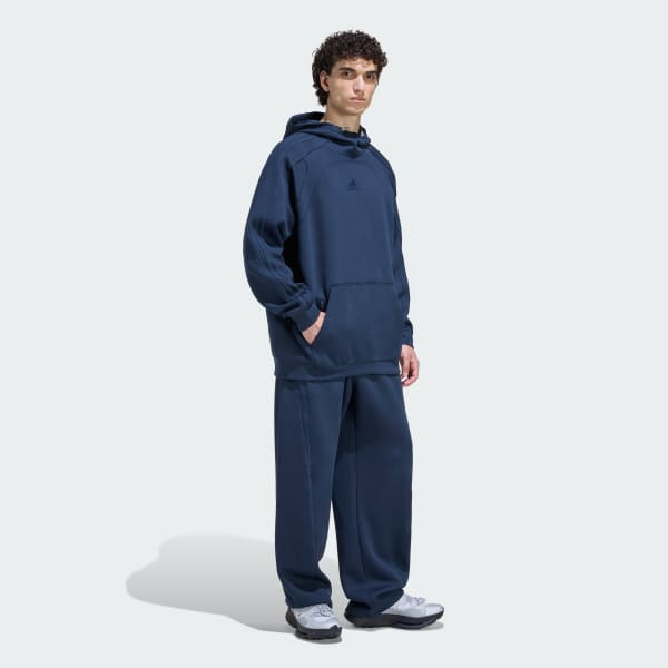 Blue SPACER CUTLINE HOODIE