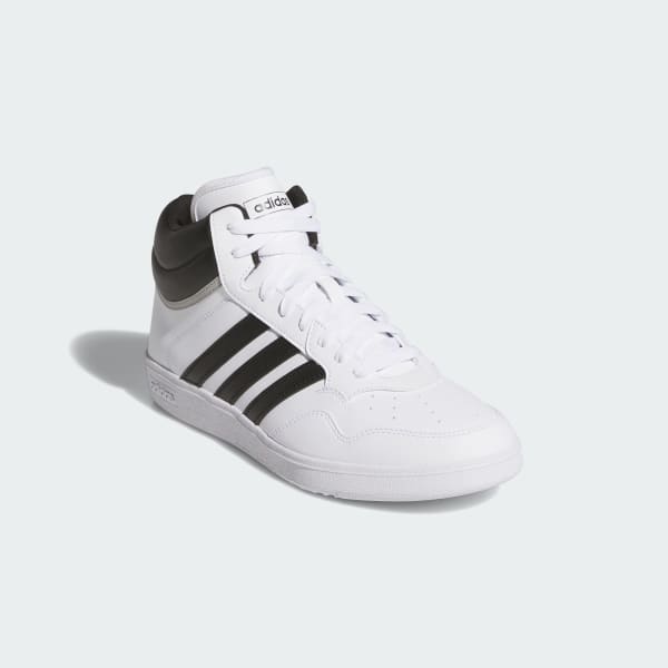 White Hoops 4.0 Mid Shoes