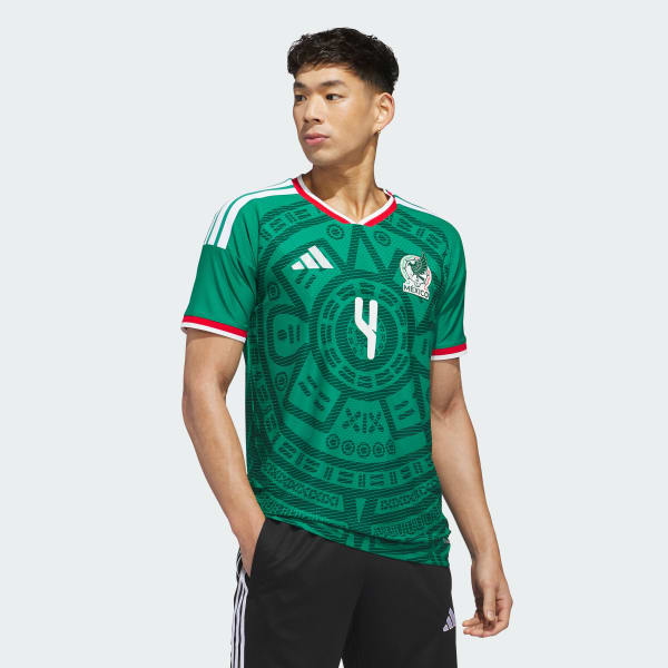 Green Mexico 26 Home Alvarez Authentic Jersey