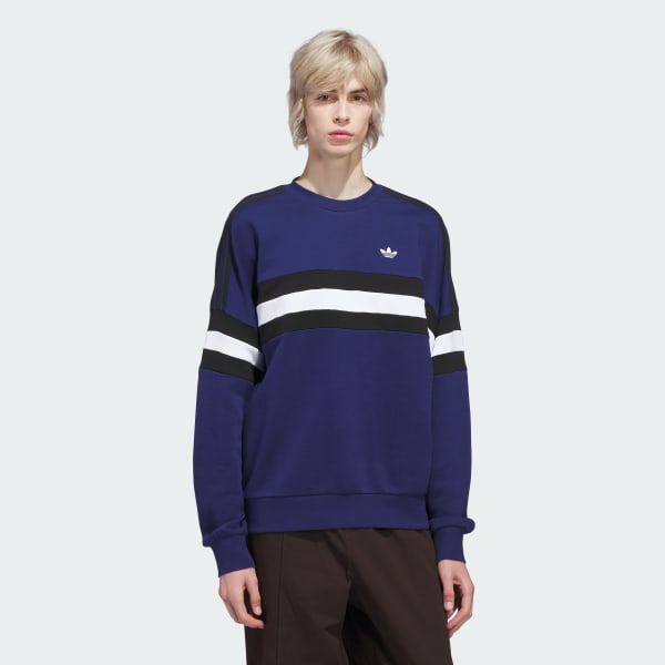 Blue SKATEBOARDING VINTAGE INSPIRED CREWNECK SWEATSHIRT