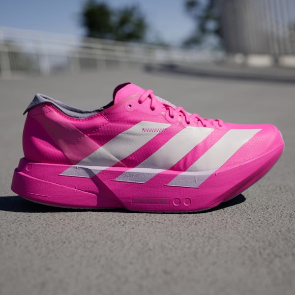 Pink Adizero Adios Pro 4 Shoes