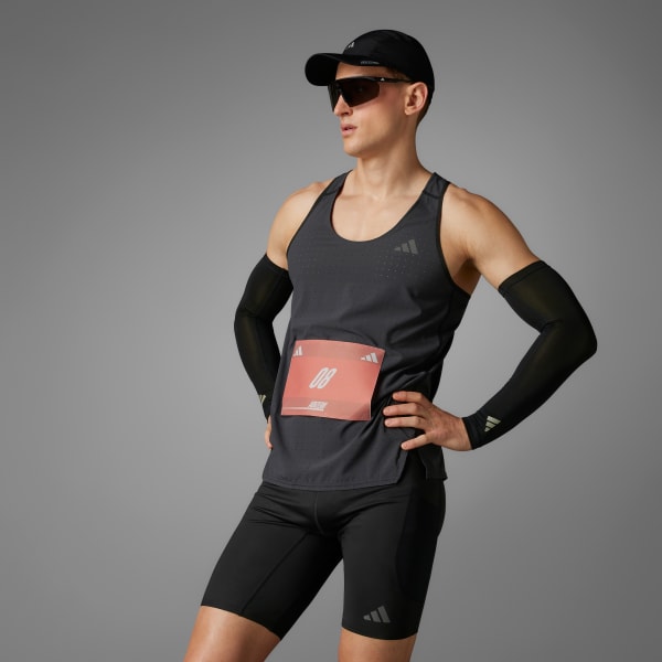 Black Adizero Running Short Leggings