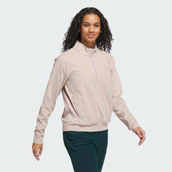 Brown Ultimate365 Half-Zip Layering Top