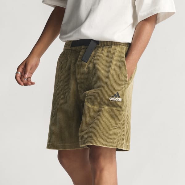 Green adidas Equipment Corduroy Shorts