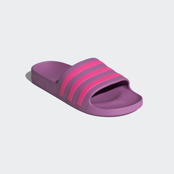 Purple Adilette Aqua Slides