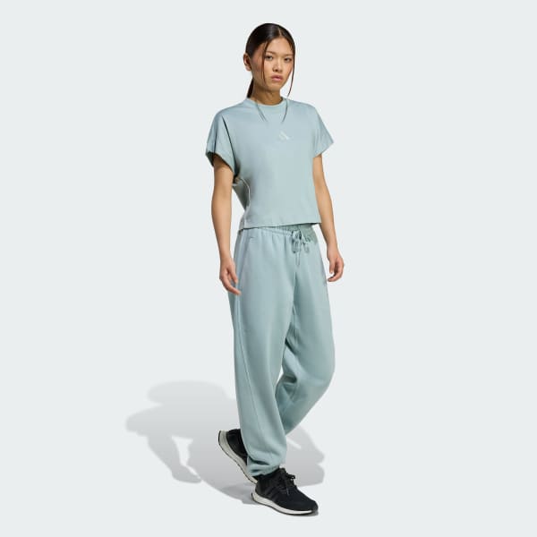 Green ALL SZN Fleece Loose Pants