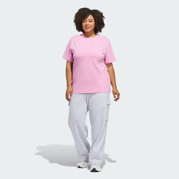 Pink Small Logo Tee (Plus Size)