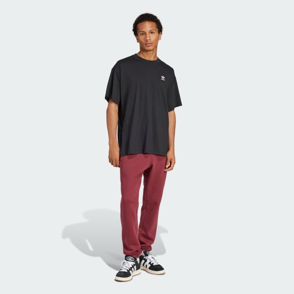 Black Trefoil Essentials Oversized Tee