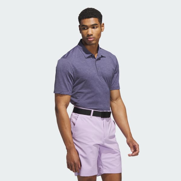 Purple Ultimate365 Elevated Twistknit Polo Shirt