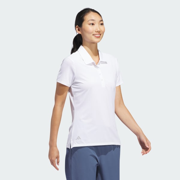 White Ultimate365 Solid Short Sleeve Polo Shirt