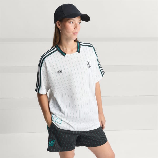 White Liverpool FC Terrace Icons Jersey