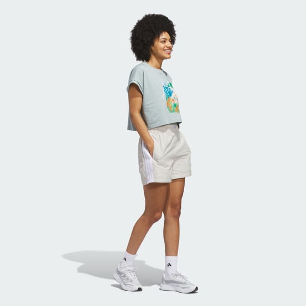 Green SUMMER ROMANCE GRAPHIC T-SHIRT