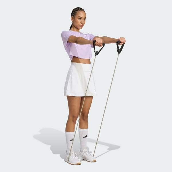 Purple Train Essentials Boxy Workout Tee