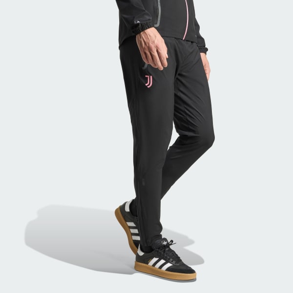 Black Juventus Tiro 25 Competition Vis Tech Travel Pants