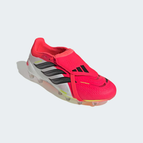 Red Predator Pro Fold-Over Tongue Artificial Ground Soccer Cleats