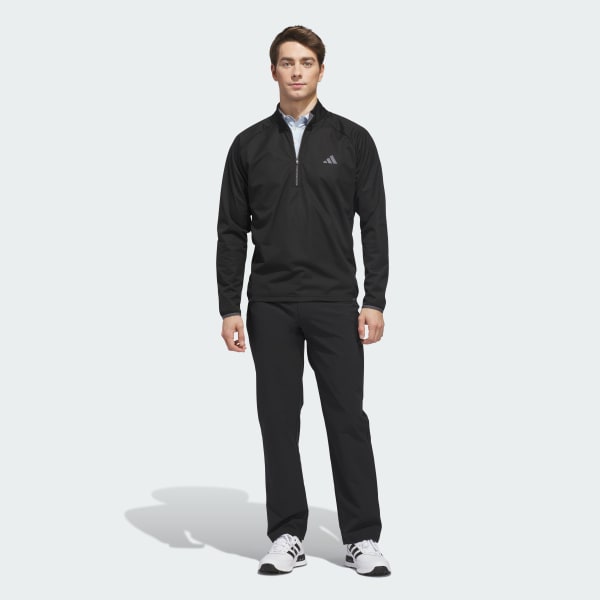 Black ULTIMATE365 DURABLE WATER REPELLENT WIND QUARTER-ZIP Sweatshirt