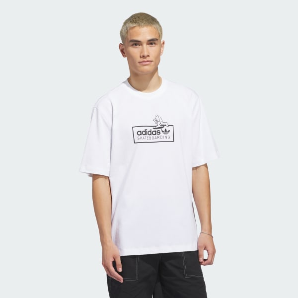 White Skateboarding x Mark Gonzales Logo Tee