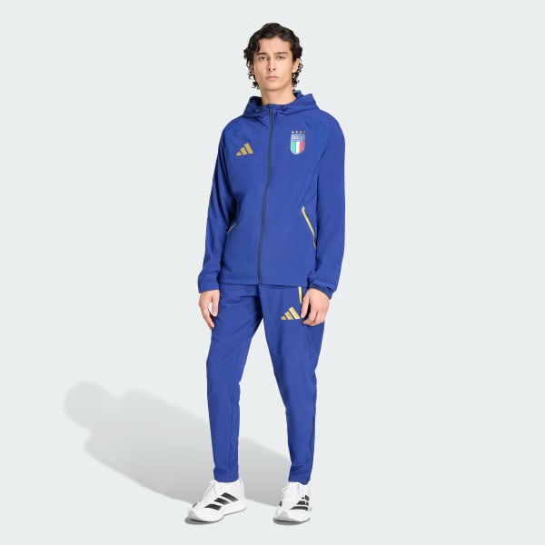Blue Italy Tiro Travel Full Zip Windbreaker