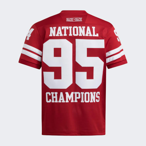 Red Nebraska 1994/1995 National Championships Anniversary Icon Jersey