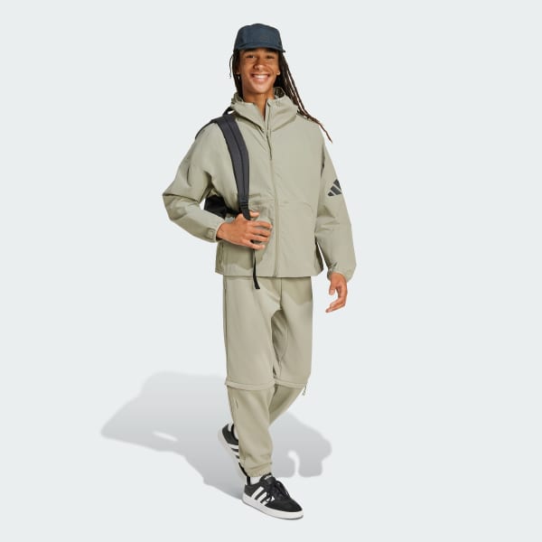 Green MYSHELTER Windbreaker
