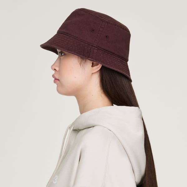 Burgundy Y-3 Bucket Hat