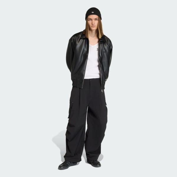 Black Premium Essentials Utility Cargo Pants