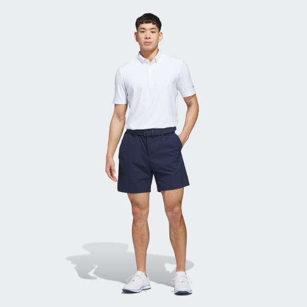 White Ultimate365+ Soft Print polo shirt