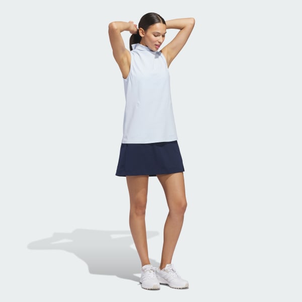 Blue Ultimate365 Sleeveless Mock Neck Top