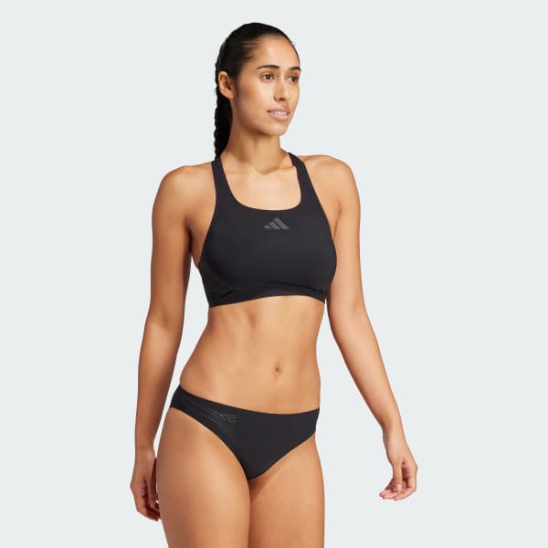 Black Lanelux Y-Back Bikini