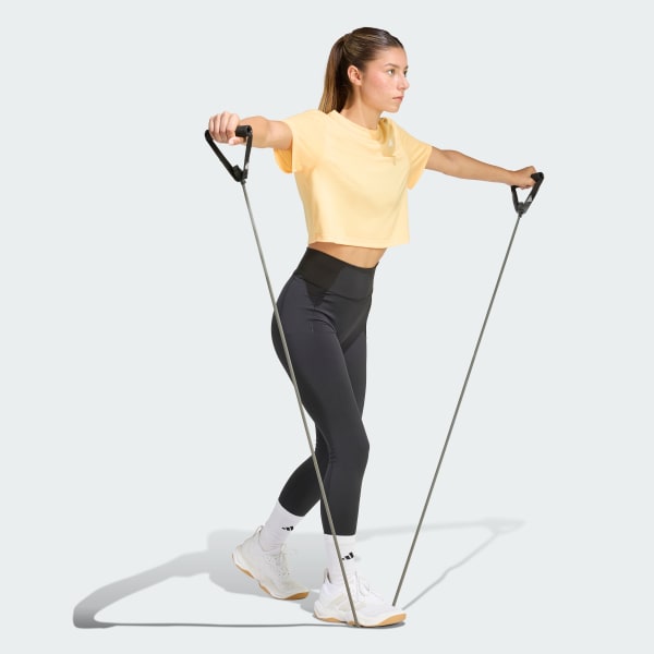 Orange Train Essentials Boxy Workout Tee