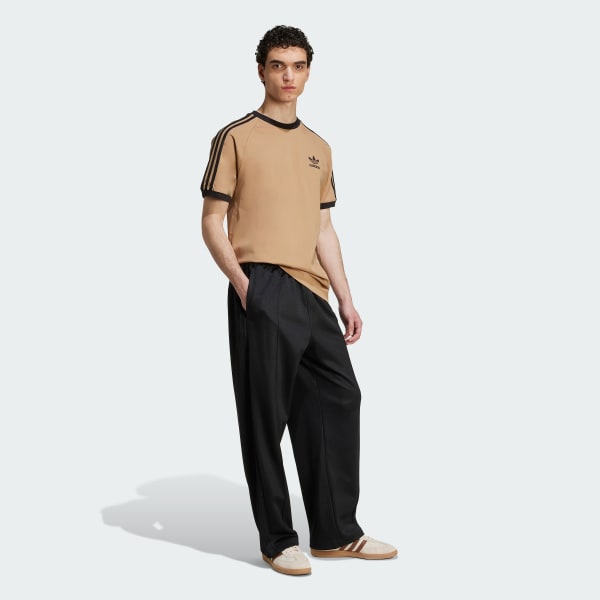Brown Adicolor Classics 3-Stripes Tee