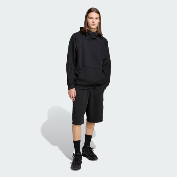 Black SPACER CUTLINE CREW Shorts