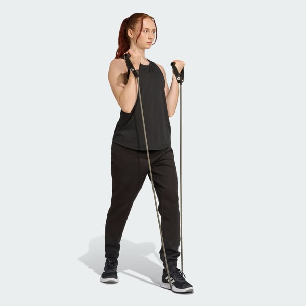 Black Yoga Essentials Pant With Cuffs