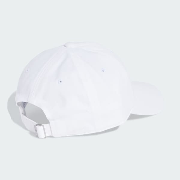 White Soccer Baseball Cap