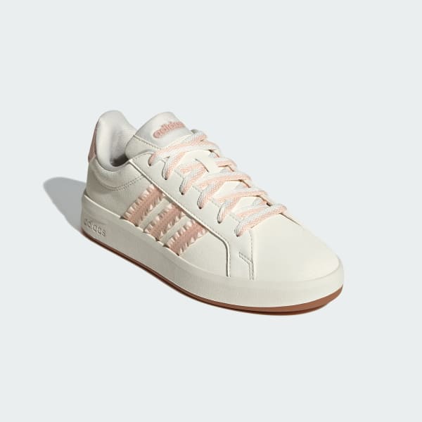 White GRAND COURT 3.0 SHOES JUNIOR