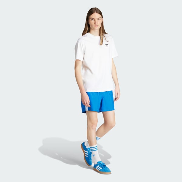 Blue Adicolor 3-Stripes 5-Inch Swim Shorts