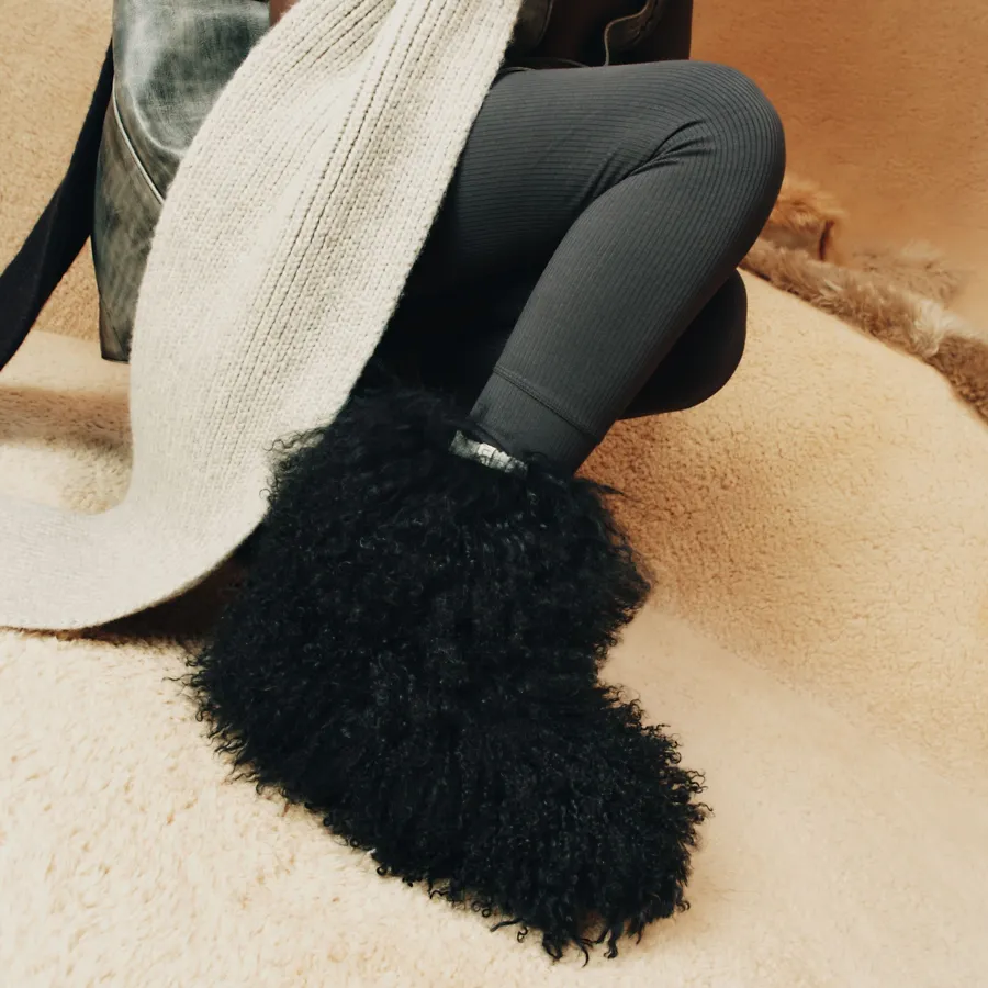 A detail shot of the UtthhGG Classic Short Fluff Momma, highlighting the bold silhouette in all its poofy glory.