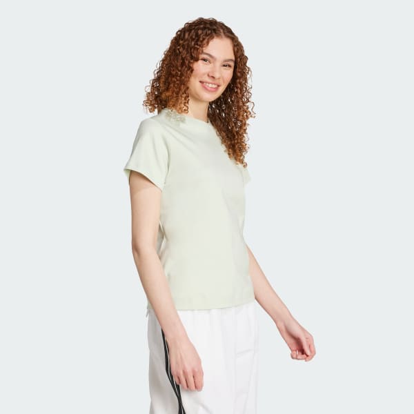 Green Cat Patch Graphic Tee